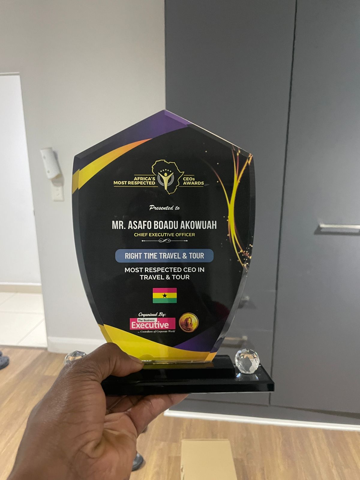 Africa's Most Respected C.E.O. Award
